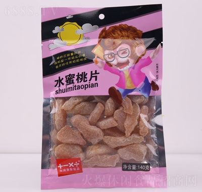 機靈猴水蜜桃片140g