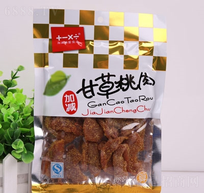 加減乘除甘草桃肉85g