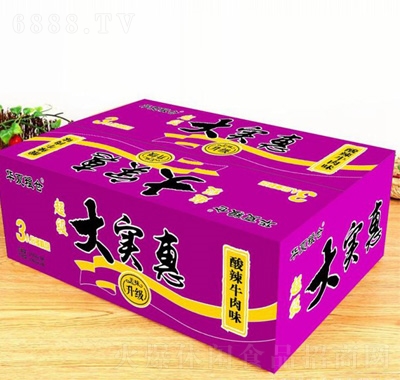 華夏糧倉(cāng)大實(shí)惠方便面酸辣牛肉味