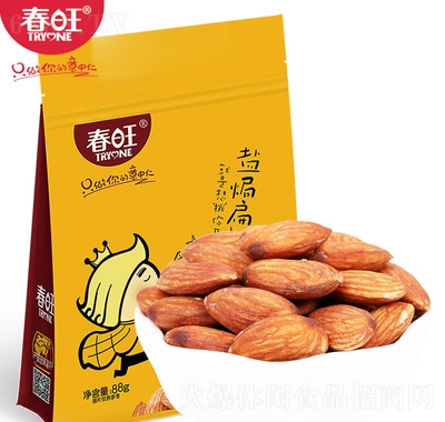 春旺鹽焗扁桃仁袋裝88g
