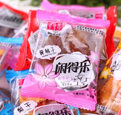 御食園閑得樂黃桃干