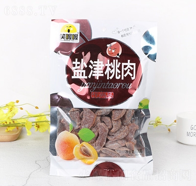 笑喔喔鹽津桃肉98g