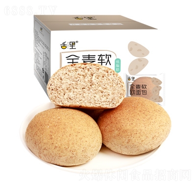 舌里低脂全麥軟歐包