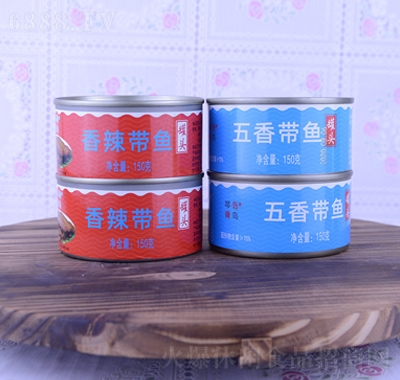 琴島青鳥香辣帶魚150克休閑零食