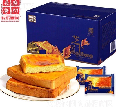 長(zhǎng)樂(lè)香村特產(chǎn)巖燒芝士風(fēng)味休閑零食辦公室食品