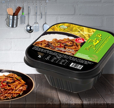 皓康魚香肉絲自熱米飯520g