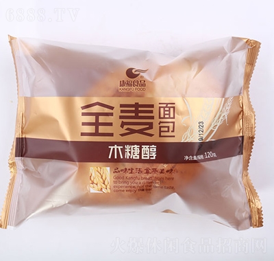 康福全麥面包木糖醇下午茶食品代理招商