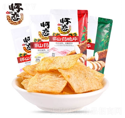 懷戀懷山藥脆片188g下午茶休閑零食膨化食品