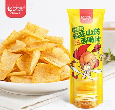 憶之味山藥脆片香辣味35g網(wǎng)紅零食休閑小吃