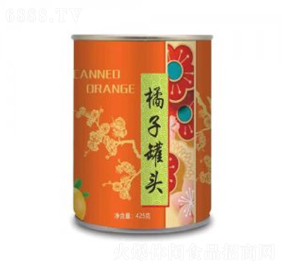升升園橘子罐頭425g追劇零食聚會(huì)小吃