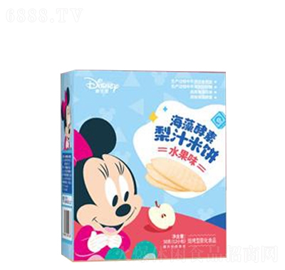 多彩寶貝梨汁米餅水果味休閑零食享受時(shí)光