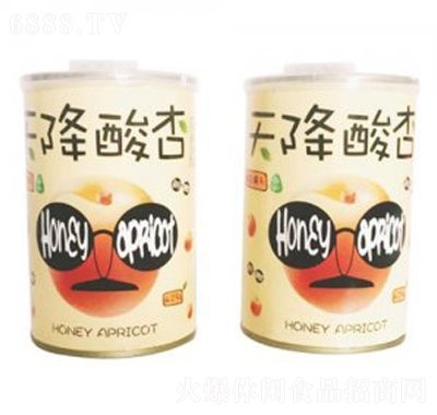 健得豐天降酸杏罐頭(罐)休閑零食聚會(huì)小吃招商