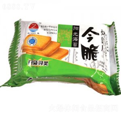 三志陽(yáng)光海苔味今脆烤饃片追劇零食批發(fā)代理招商