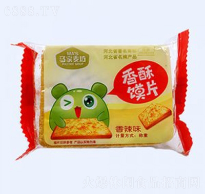 馬家麥坊香酥饃片香辣味風(fēng)味零食休閑食品招商