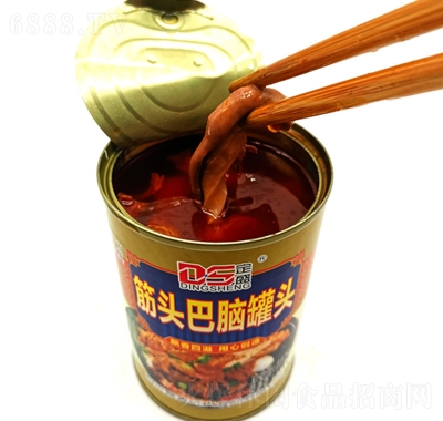 飄香遠(yuǎn)大筋頭巴腦罐頭罐裝牛肉牛雜旅游垂釣拌面
