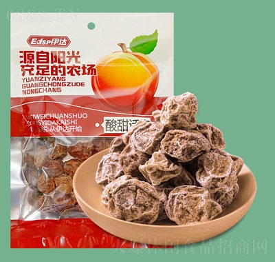 伊達(dá)酸甜話梅80g休閑追劇零食