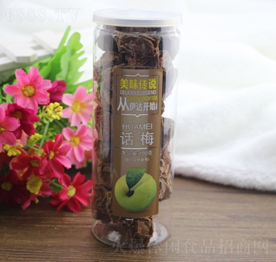 伊達(dá)辦公室休閑零食話梅蜜餞果脯95g梅干罐裝