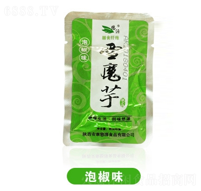 悠源雪魔芋魔芋干魔芋絲休閑零食泡椒味