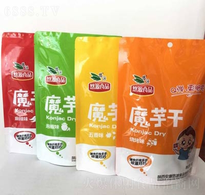 悠源魔芋干禮包休閑食品代理零食