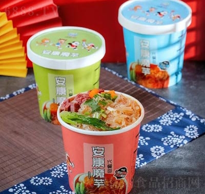 悠源中國十四運安康魔芋套裝休閑食品招商零食
