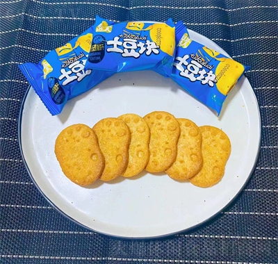 田莊達(dá)人土豆塊餅干休閑零食