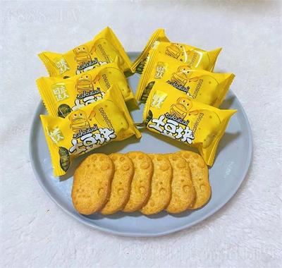 田莊達(dá)人土豆塊餅干休閑食品