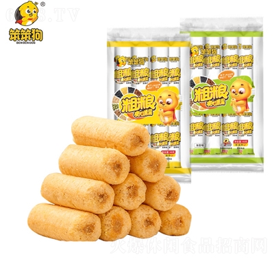 笨笨狗米果卷膨化食品48g休閑零食
