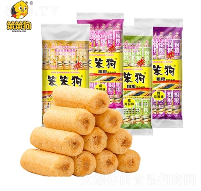 笨笨狗米果卷膨化食品190g休閑零食