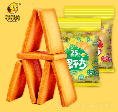 笨笨狗煎蛋糕干300g蛋平方休閑零食