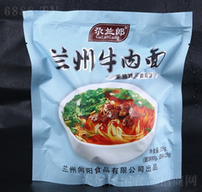 尕蘭郎蘭州非油炸牛肉面205克