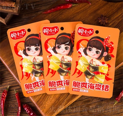 婉小小脆爽海帶結(jié)香辣味26g