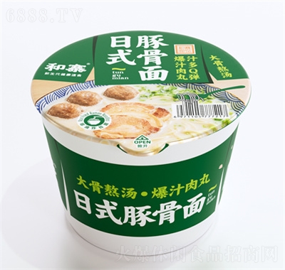 和寨日式豚骨面163g方便速食