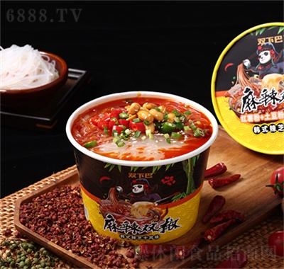 雙下巴麻辣雙椒方便食品代理經典麻辣燙