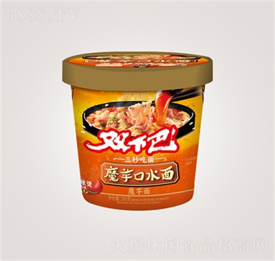 雙下巴魔芋口水面方便食品招商