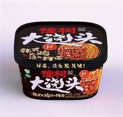 豫樹大澆頭韓式火雞澆頭拌面170g