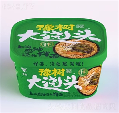 豫樹大澆頭上海蔥油澆頭拌面170g