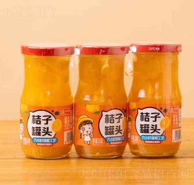 金小摳罐頭食品水果罐頭258克