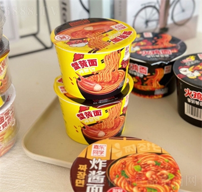 嘉樂同學韓式方便面泡面方便食品蟹黃面盒裝