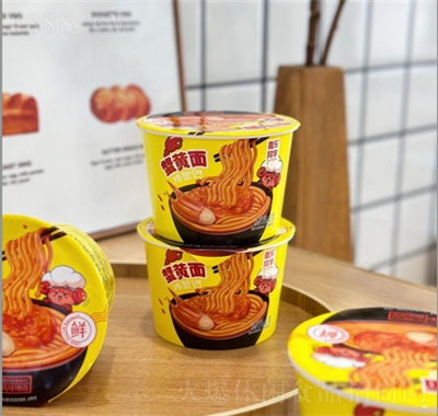 嘉樂同學韓式方便面泡面方便食品蟹黃面桶裝