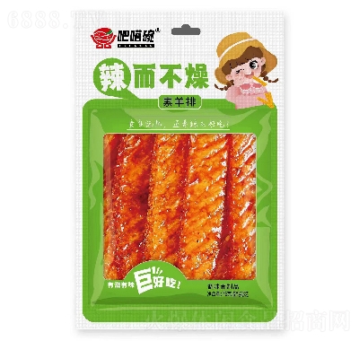 吧嗒碗辣條休閑食品零食辣而不燥（素羊排）