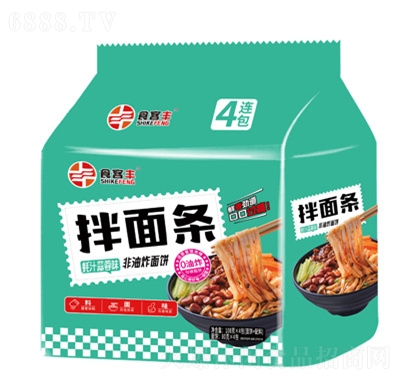 食客豐拌面條蠔汁蒜蓉味80gX4包