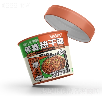 蜀山故事方便食品蕎麥熱干面